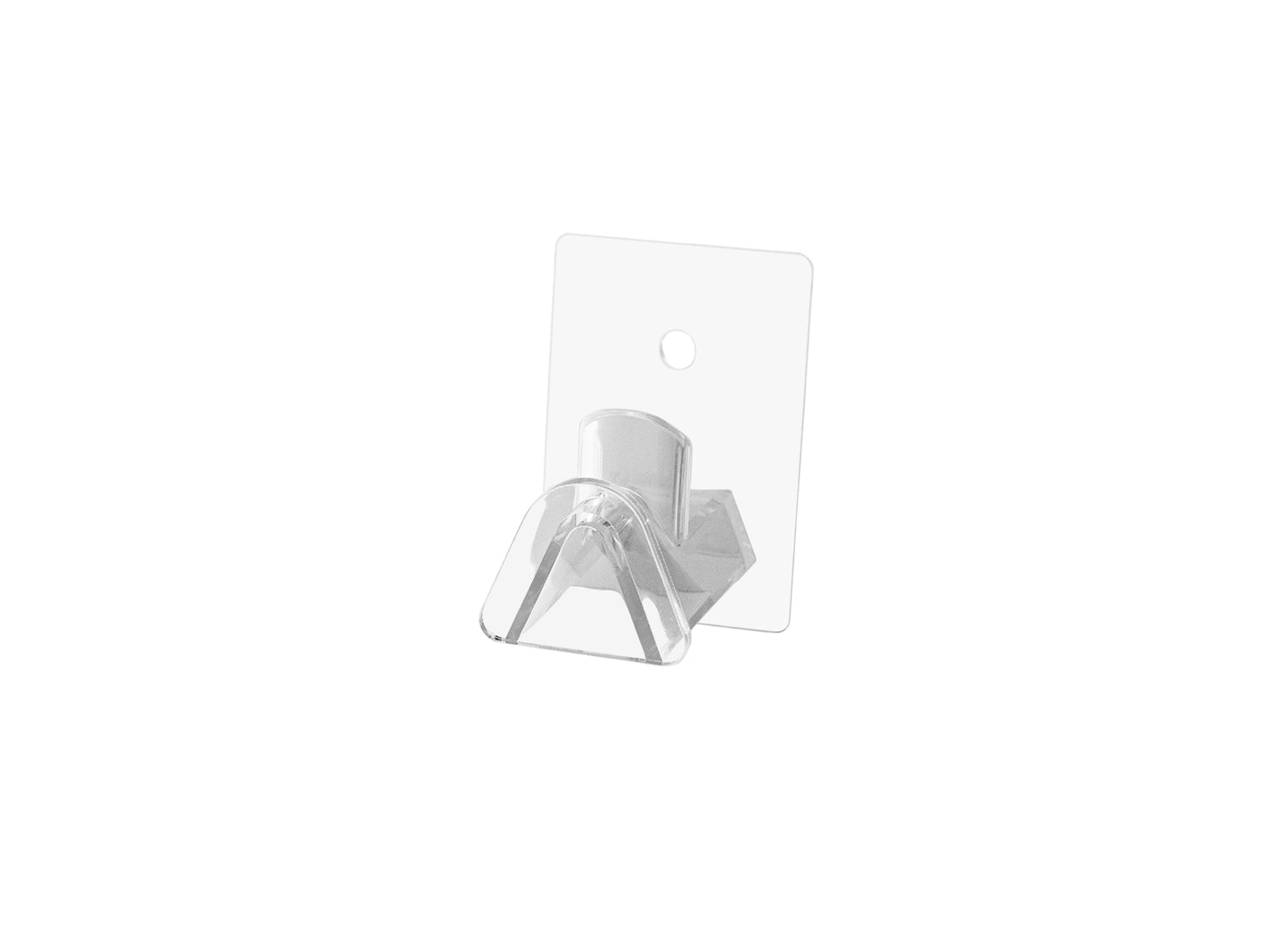 Single Sunglasses Eyeglasses Wall Mount Rack Holder Clear Nose
