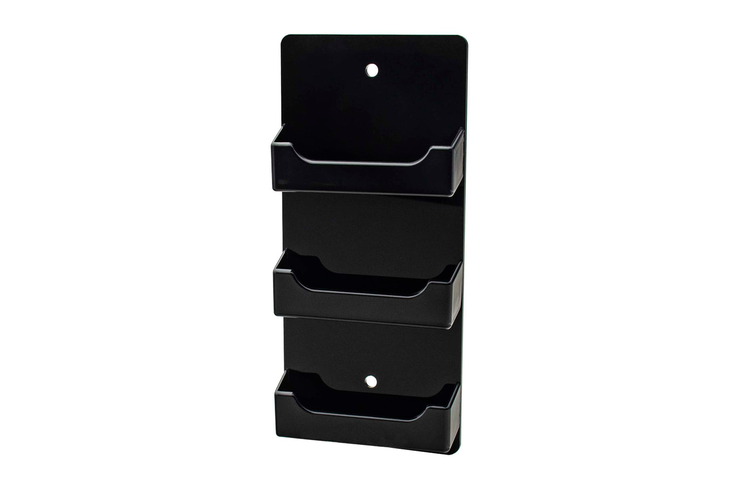 3 Pocket Wall Mount Business Card Holder