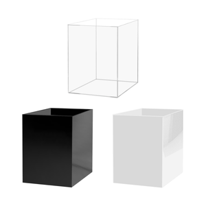 12" x 12" x 18" Clear Acrylic Pedestal | Retail & Gallery Showcase