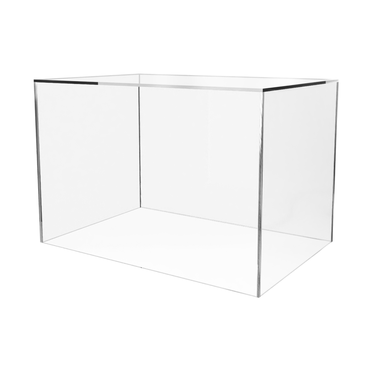 Onlyhangers 12" X 12" X 12" Clear Acrylic Display Cube – 5-Sided, Perfect For Showcasing Items
