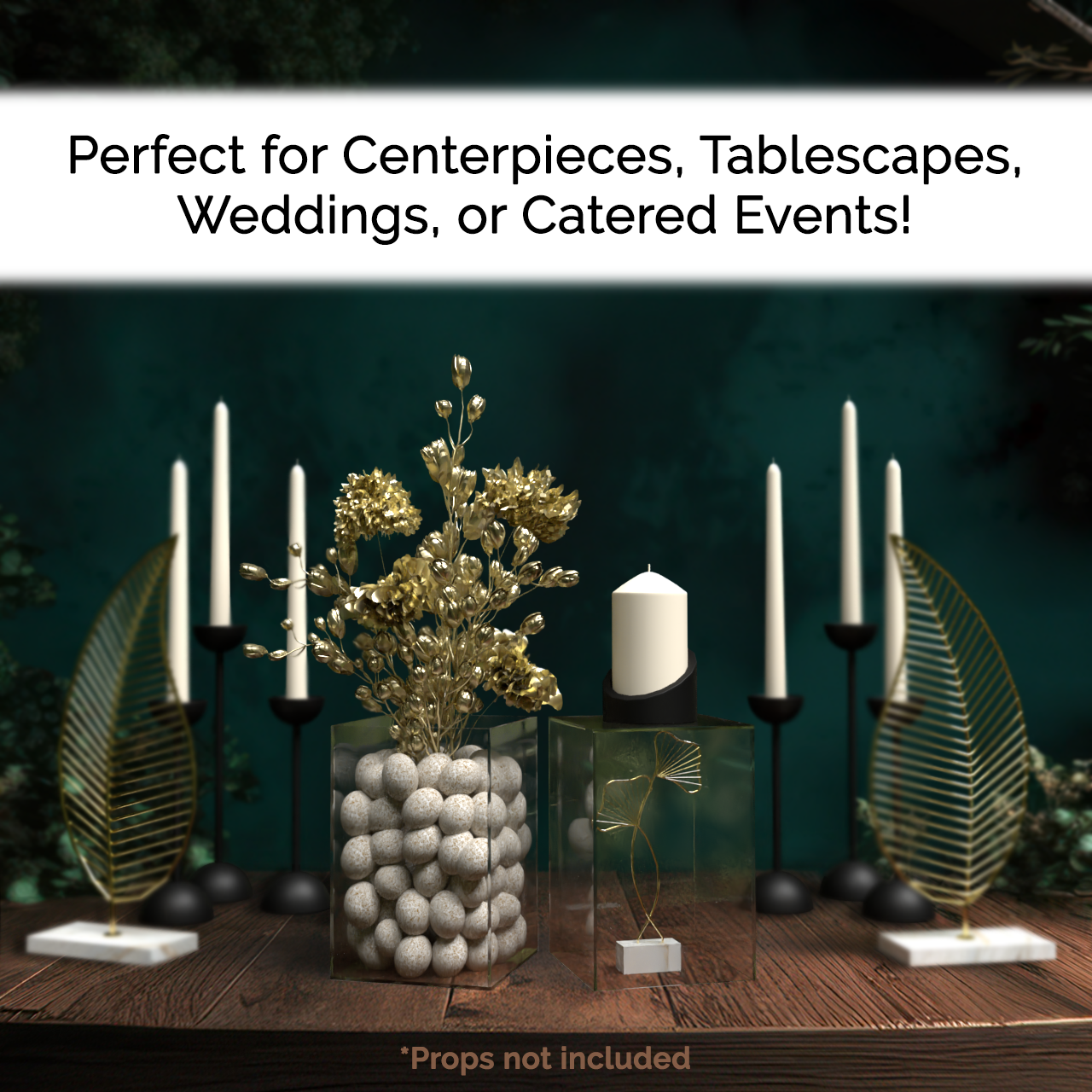 6" x 6" x 9" Clear Acrylic Rectangular Retail Display Box