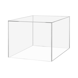 7.75" x 6" Clear Acrylic Display Riser | Retail Showcase Base