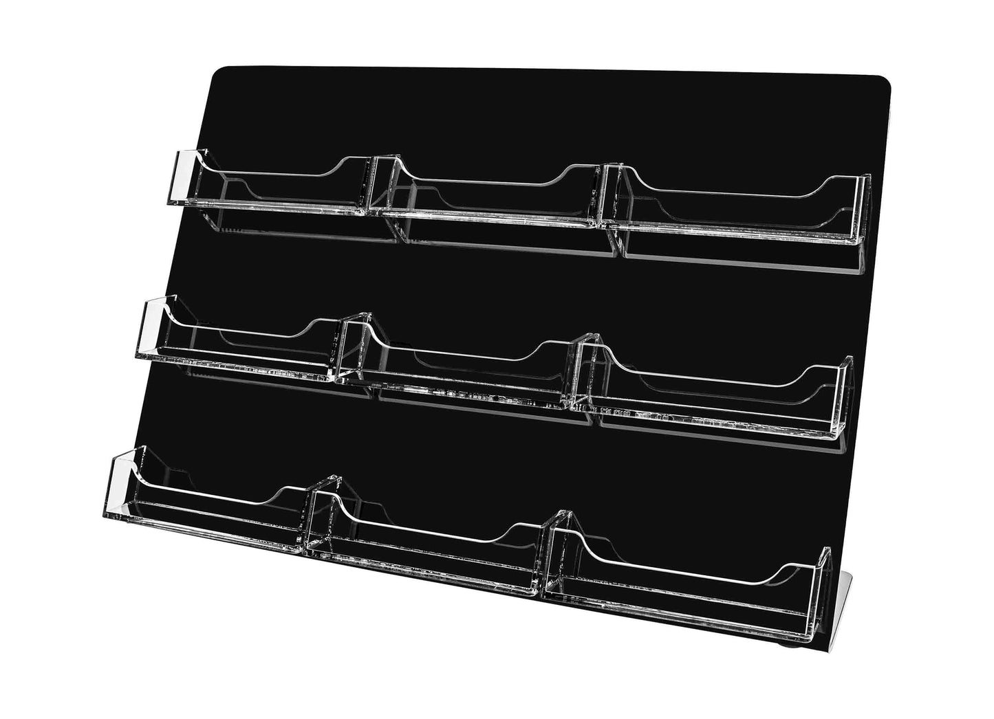 9 Pocket Business Card Display Slant Back Style Holder
