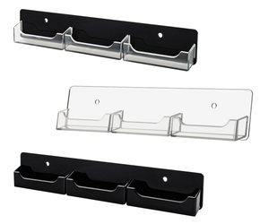 3 Pocket Hanging Business Card Holder