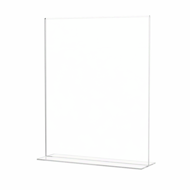 Sign Holder 8"W x 10"H Double Sided Bottom Load Table Tent