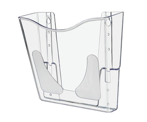 File Chart Holder 10"W Wall Mount Literature Pocket
