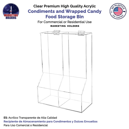 8.5" Condiments and Wrapped Candy Food Storage Bin