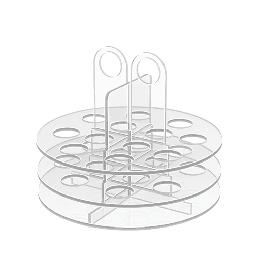 12 Slot Cosmetic Organizer Clear Acrylic Display