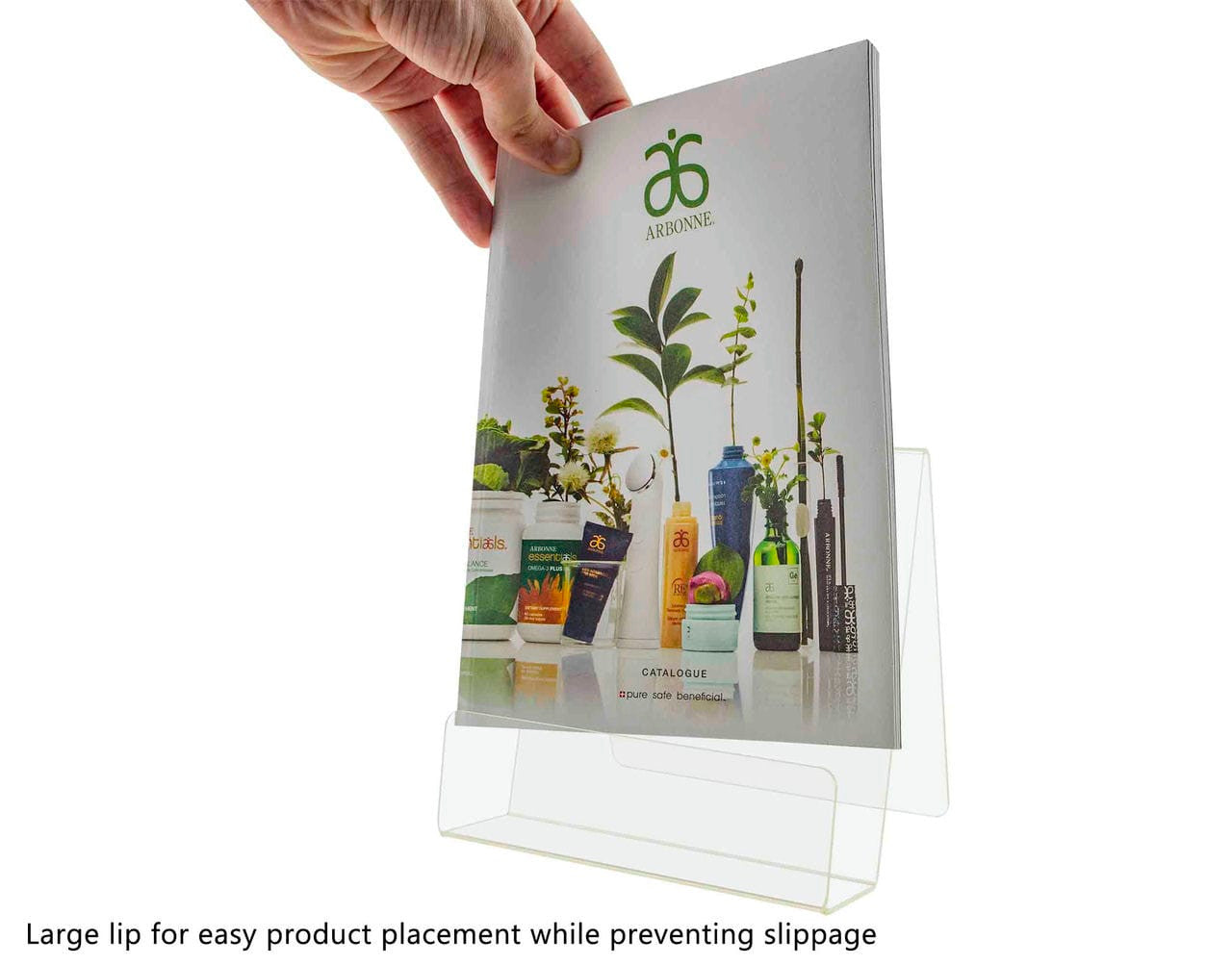 6"W x 6"H Tablet Easel with Front Lip Comic Book Display Stand