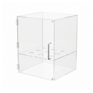 Enclosed Ice Cream Cone Case 12.25" x 13.25" x 16" with 2 Trays