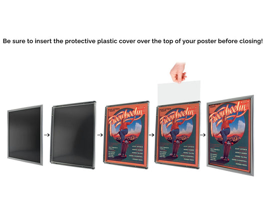 8.5" x 11" Poster Graphic Frame Photo Sign Holder Wall Display
