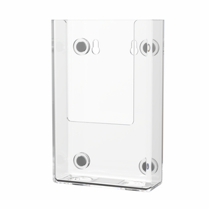 4"W Magnetic Trifold Brochure Holder Metal Mount Display