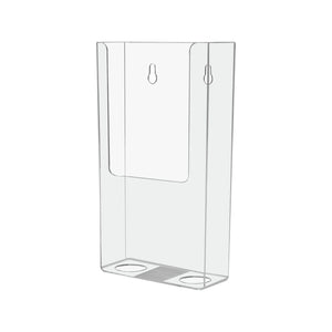 3.5"W Slim Trifold Brochure Holder Countertop or Wall Mount