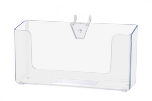Pegboard 5"W Postcard Holder Brochure Display