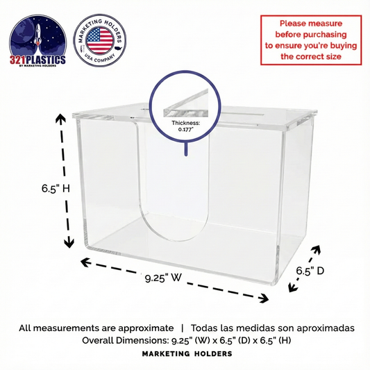 Face Mask or Glove Dispenser with Hinged Lid Countertop Stand