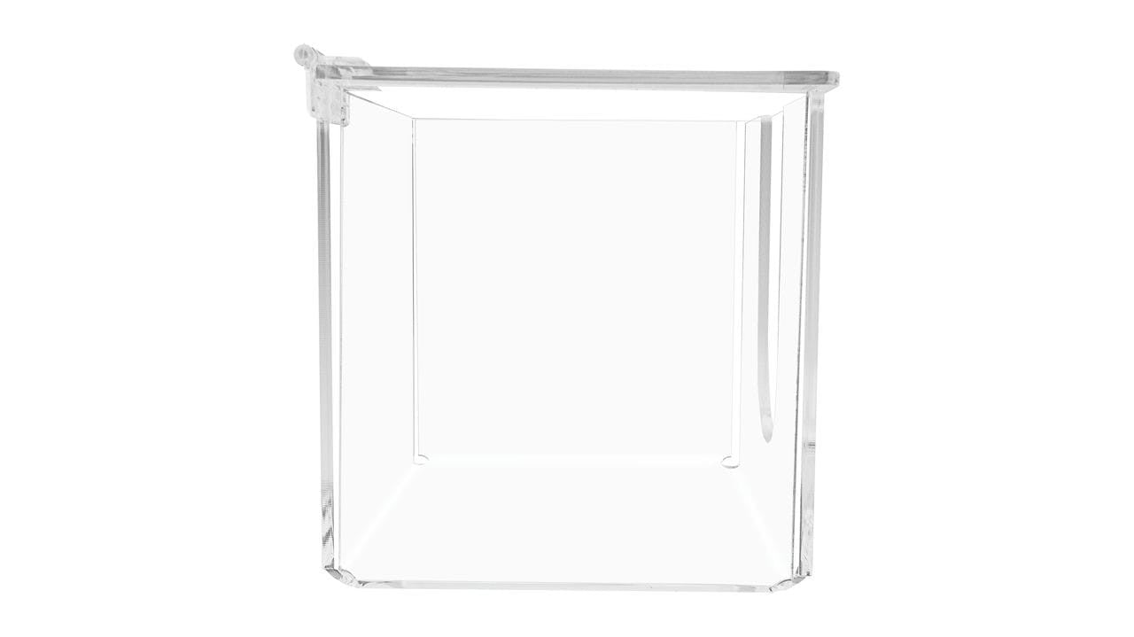 Face Mask or Glove Dispenser with Hinged Lid Countertop Stand