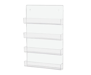 10"W x 16"H Nail Polish Rack Multi Shelf Wall Mount Display