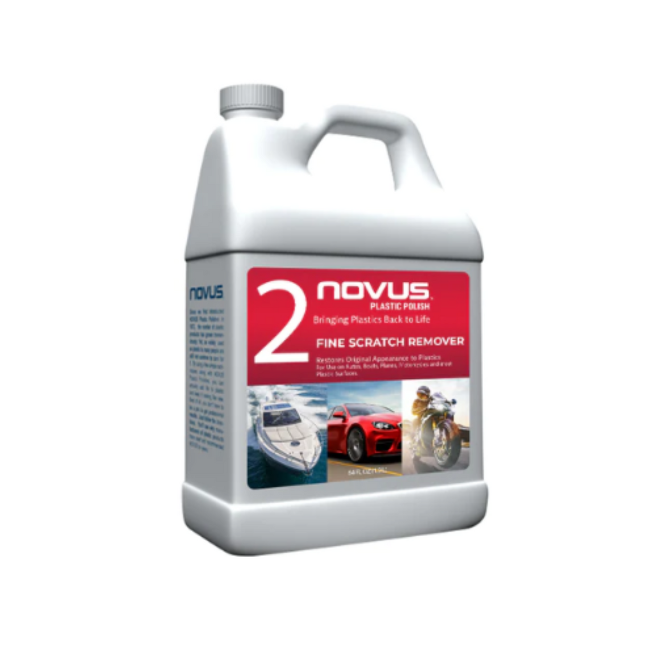 NOVUS 2: Fine Scratch Remover 64 oz. Bottle of Plastic Polish