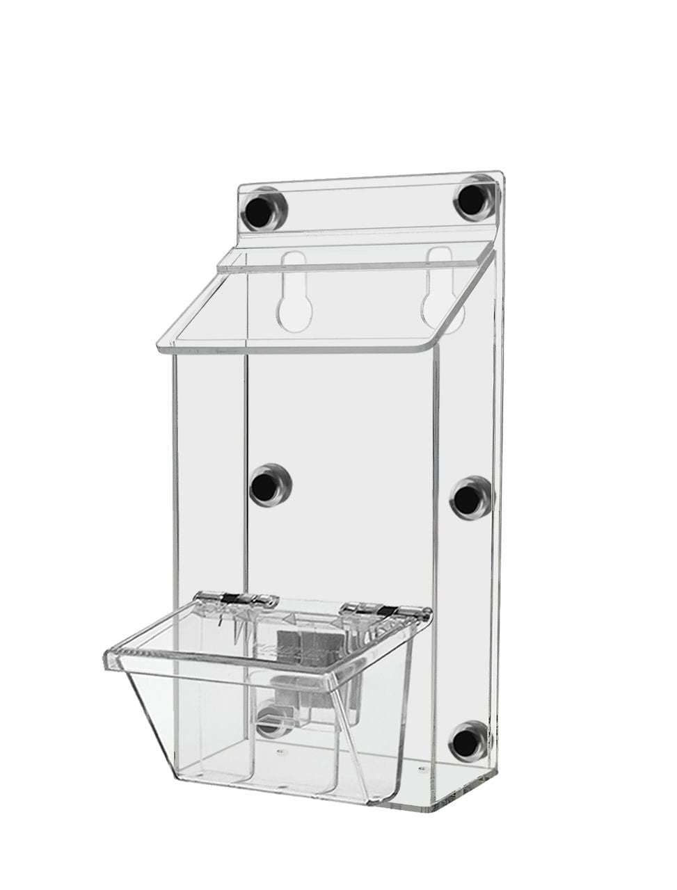 4"W x 6"H Magnetic Outdoor Postcard Holder with Card Box