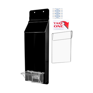4"W x 9"H Vehicle Trifold Holder with Card Box and Window Hook