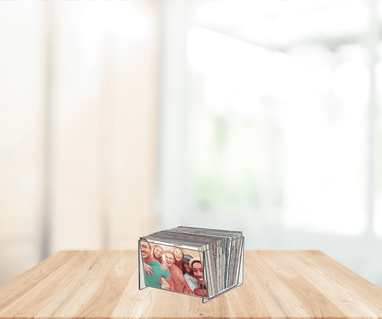 Acrylic Photo Bin for 4" x 6" Artwork and Photographs