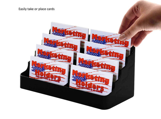 8 Pocket Business Gift Card Holder Tiered Display
