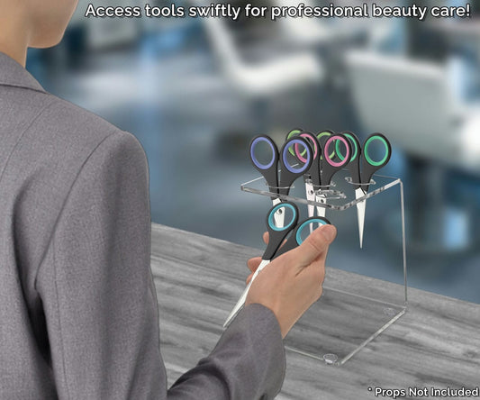 Scissor Organizer Shear Display with 5 Holes for Countertops