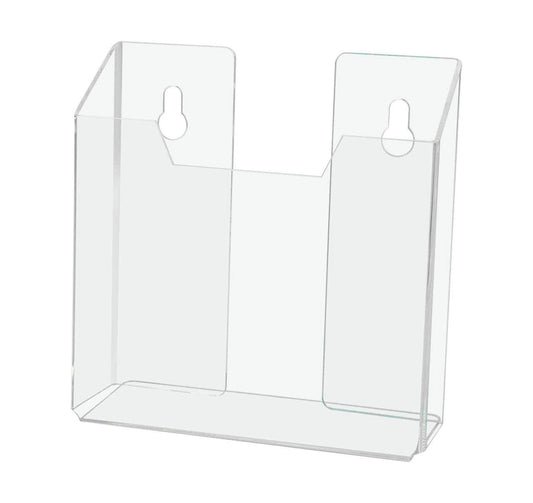5.5"W Bifold Brochure Holder with Tape for Mounting