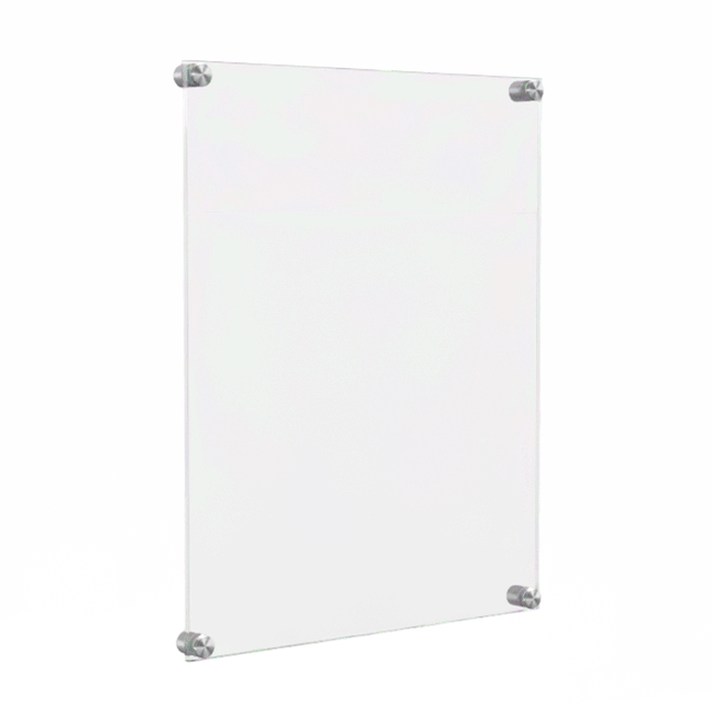 17" x 22" Wall Sign Holder Floating Graphic Poster Display