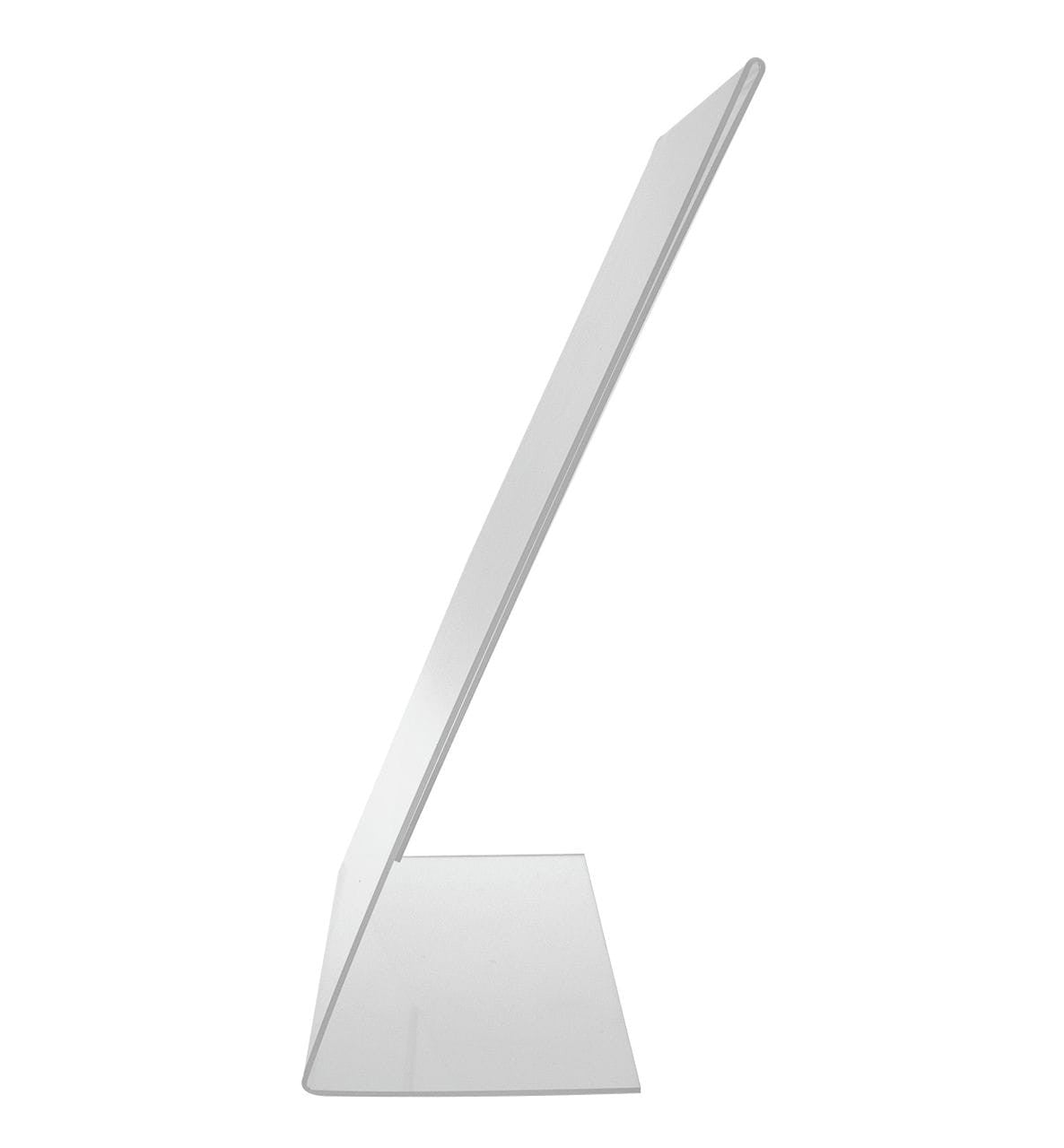 11"W x 14"H Side Load Acrylic Sign Holder - Slant Back