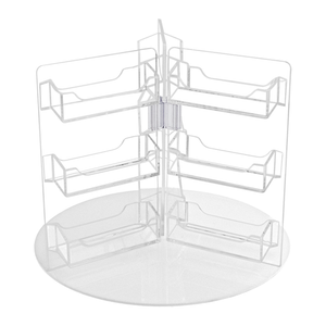 Rotating Business Card Holder 18 Pocket Display