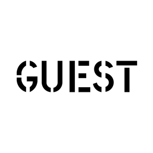 GUEST Stencil for Hotels Resorts and Apartment Complexes