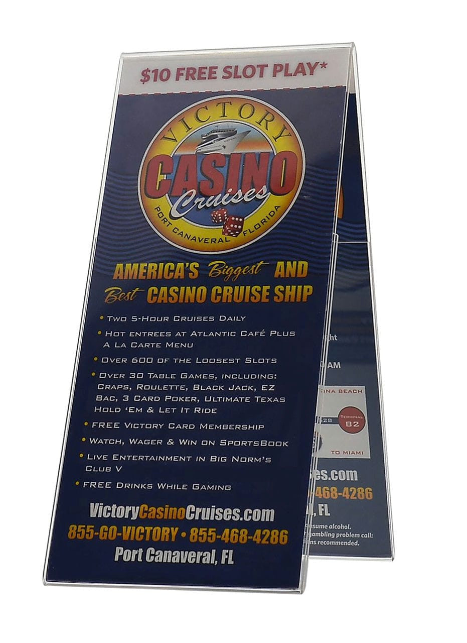 4"W x 9"H A Frame Sign Holder Double Sided Table Tent