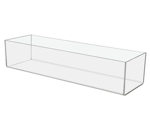 Storage Display Tray 15"W x 4.25"D Office Desktop Organizer