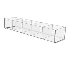 5 Compartment Storage Bin 19.5"W Organizer Display