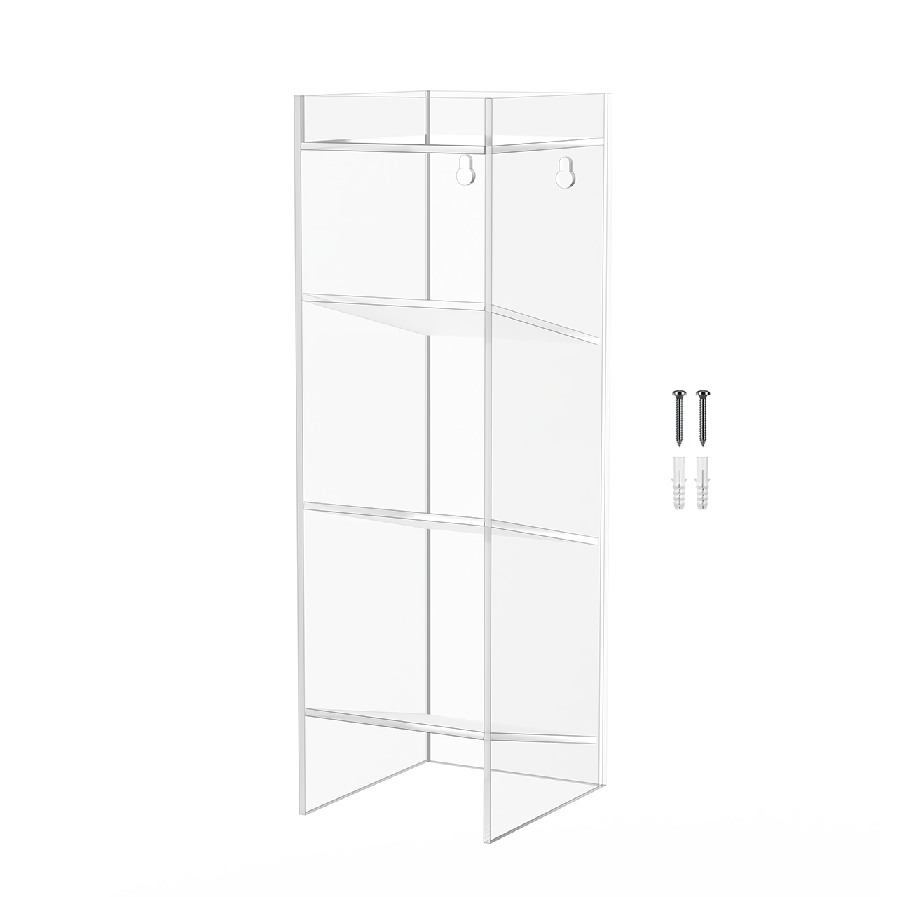 tuben aufbewahrung Acrylic Test Tube 3 Compartment Organizer