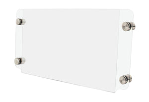 17"W x 11"H Sign Holder with Standoffs Image Poster Wall Frame