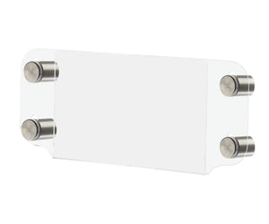 6"W x 4"H Sign Holder with Standoffs Flyer Photo Frame