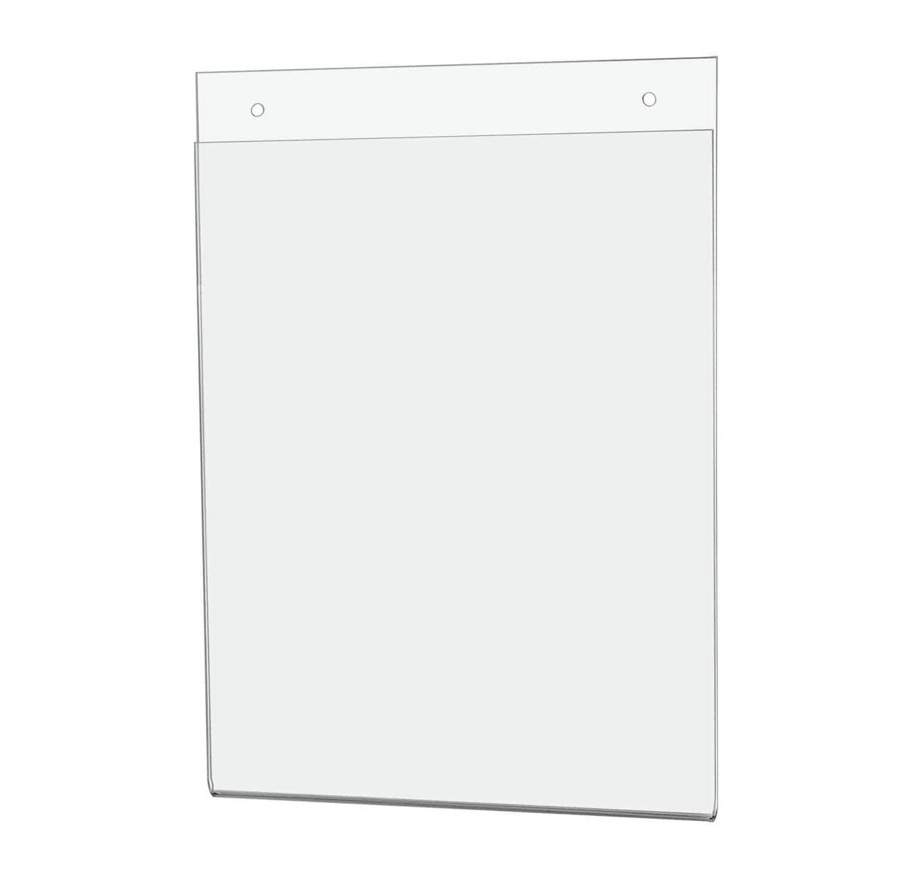 7"W x 10"H Notice Display Frame With Holes Wall Mount Sign Holder