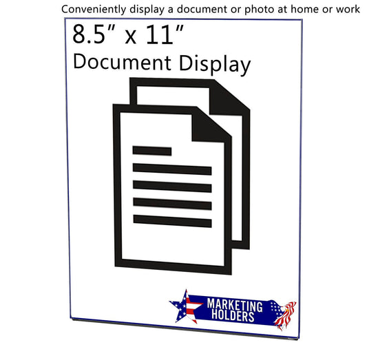 TRU-VU® Sign Holder for 8.5"W x 11"H Literature
