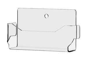 Business Card Holder Rack Single Pocket Clear Wall Mount