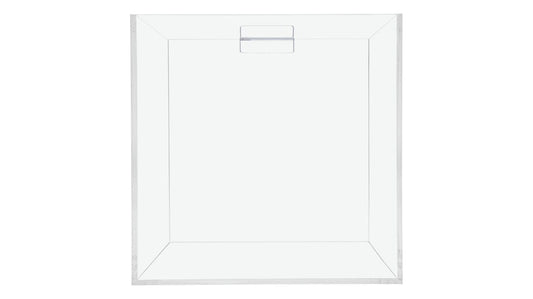 7"W Slatwall Retail Bin Clear Acrylic Merchandise Storage Box