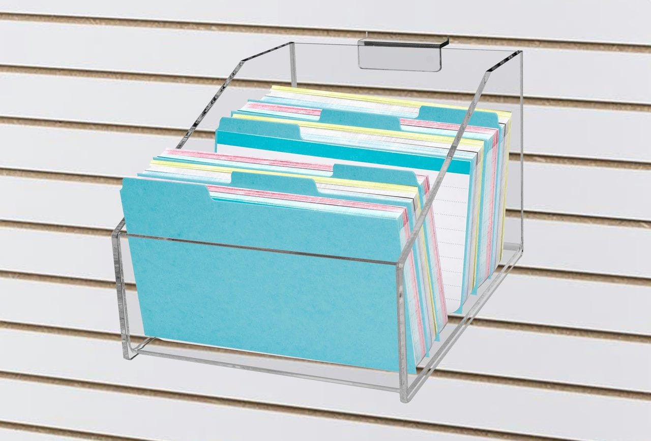 Slatwall CD Display Art Supply Bin 5.75"W Retail Storage