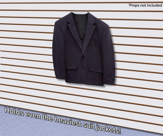 16"W x 6"H Slatwall Shirt Hanger Jacket Dress Sweater Display