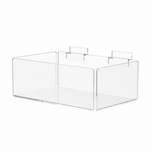 Slatwall 10" Single Compartment Organizer Storage Tray