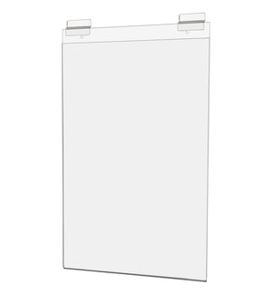 11"W x 17"H Slatwall Sign Holder Poster Display