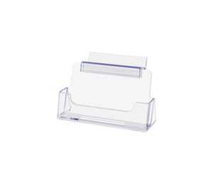 Slatwall Single Pocket Business or Gift Card Holder with Grip