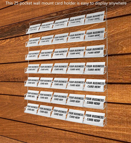 35 Pocket Hanging Business Card Holder