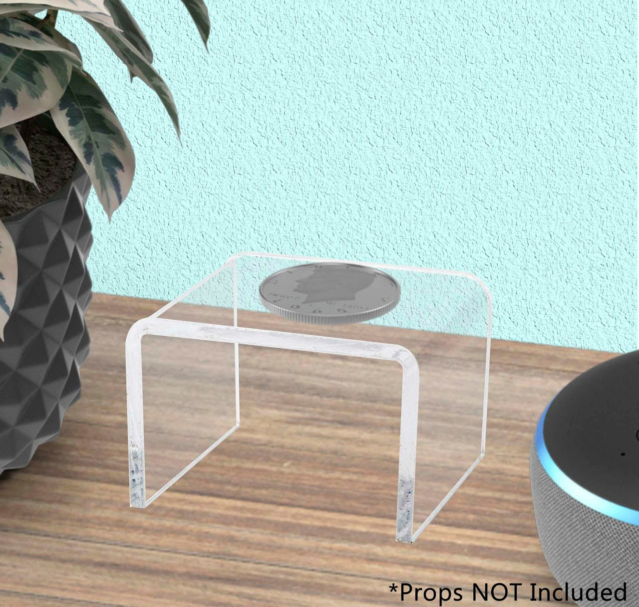 Clear Acrylic Display Riser 3" Showcase Retail Stand