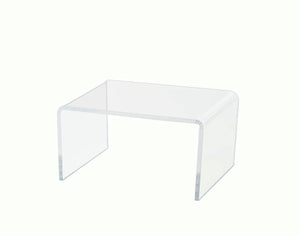 Clear Acrylic Display Riser 4" Retail Showcase Stand
